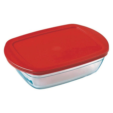 Hermetic Lunch Box Ô Cuisine Transparent Borosilicate Glass