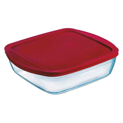 Hermetic Lunch Box Ô Cuisine Transparent Borosilicate Glass