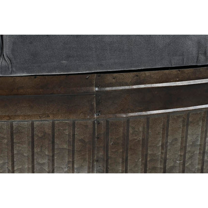 Bench DKD Home Decor Grey Metal 117 x 42 x 47 cm