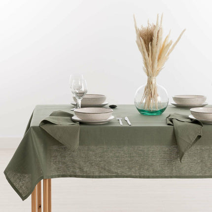 Tablecloth Belum Multicolour Military green 100 x 130 cm