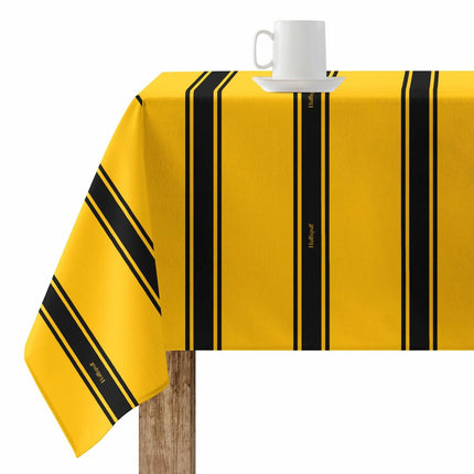 Stain-proof resined tablecloth Harry Potter Hufflepuff Multicolour 200 x 150 cm