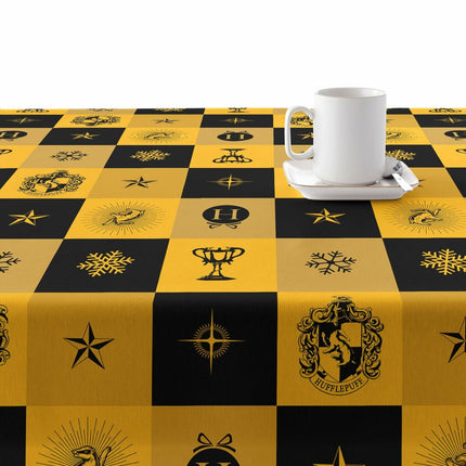 Stain-proof resined tablecloth Harry Potter Hufflepuff Multicolour 300 x 150 cm