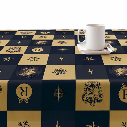 Stain-proof resined tablecloth Harry Potter Ravenclaw Christmas Multicolour 150 x 150 cm