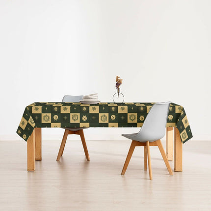 Stain-proof resined tablecloth Harry Potter Slytherin Multicolour 100 x 150 cm