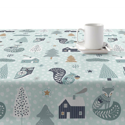 Stain-proof resined tablecloth Belum Merry Christmas Multicolour 250 x 150 cm