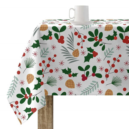 Stain-proof resined tablecloth Belum Merry Christmas Multicolour 100 x 150 cm