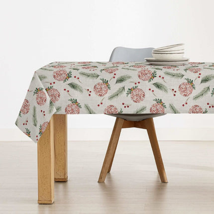 Stain-proof resined tablecloth Belum Merry Christmas Multicolour 100 x 150 cm