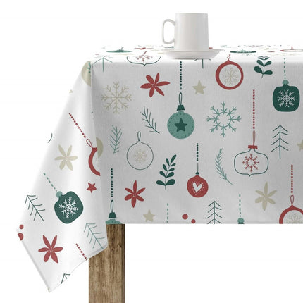 Stain-proof resined tablecloth Belum Merry Christmas Multicolour 250 x 150 cm