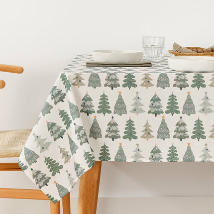 Stain-proof resined tablecloth Belum Merry Christmas Multicolour 100 x 150 cm