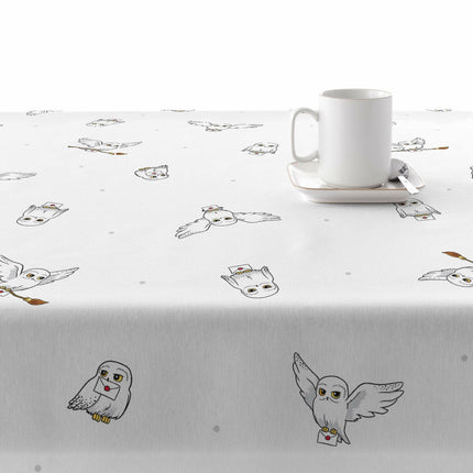 Stain-proof resined tablecloth Harry Potter Hedwig Multicolour 200 x 150 cm