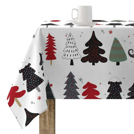 Stain-proof resined tablecloth Belum Merry Christmas Multicolour 180 x 180 cm