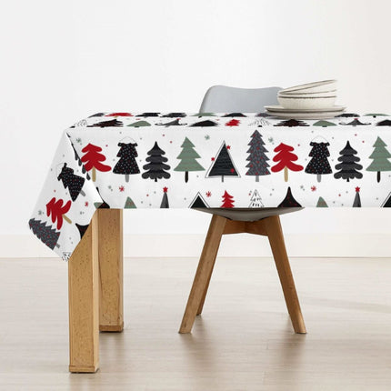 Stain-proof resined tablecloth Belum Merry Christmas Multicolour 180 x 180 cm