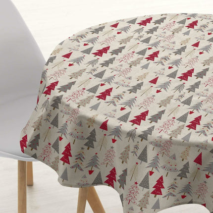 Tablecloth Belum Merry Christmas Multicolour Ø 100 cm