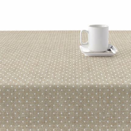 Stain-proof tablecloth Belum Plumeti White 100 x 300 cm