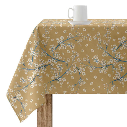 Tablecloth Belum 0120-330 Mustard 100 x 155 cm Flowers