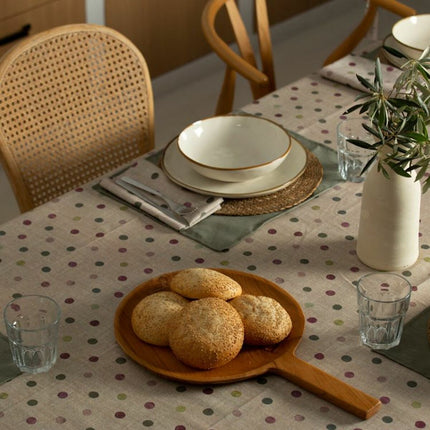 Stain-proof tablecloth Belum 0119-19 Multicolour Light brown 100 x 80 cm Spots