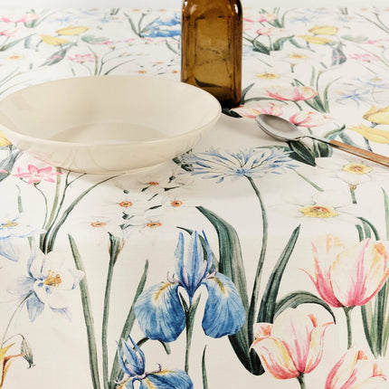 Tablecloth Belum 0120-353 200 x 155 cm Flowers