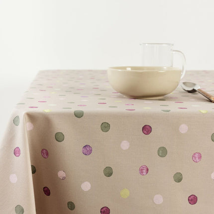 Tablecloth Belum 0120-357 Brown 155 x 155 cm Spots