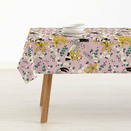 Tablecloth Belum 0120-409 Multicolour Pink 155 x 155 cm Tucán