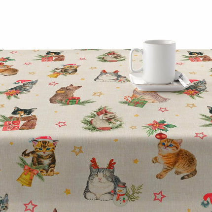 Stain-proof resined tablecloth Belum Christmas Multicolour 100 x 150 cm