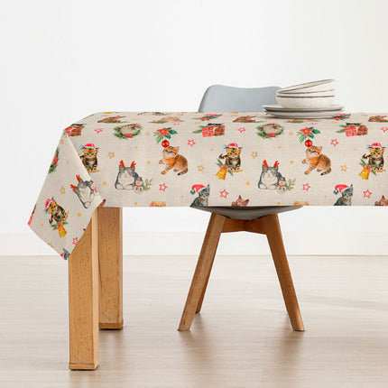 Stain-proof resined tablecloth Belum Christmas Multicolour 100 x 150 cm