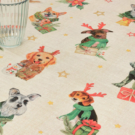 Stain-proof resined tablecloth Belum Christmas Multicolour 100 x 150 cm