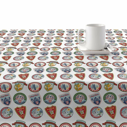 Stain-proof resined tablecloth Belum Christmas Sky Multicolour 200 x 150 cm