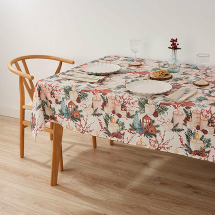 Stain-proof resined tablecloth Belum Christmas Multicolour 250 x 150 cm