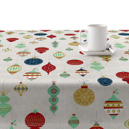 Stain-proof resined tablecloth Belum Merry Christmas Multicolour 100 x 150 cm