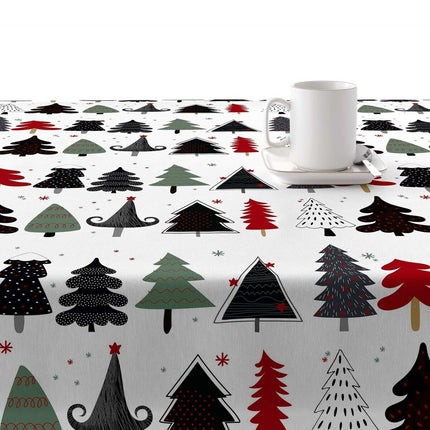 Stain-proof resined tablecloth Belum Merry Christmas Multicolour 150 x 150 cm