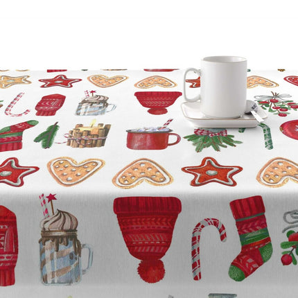 Stain-proof resined tablecloth Belum Merry Christmas Multicolour 300 x 150 cm