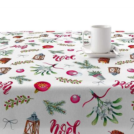 Stain-proof resined tablecloth Belum Merry Christmas Multicolour 200 x 150 cm