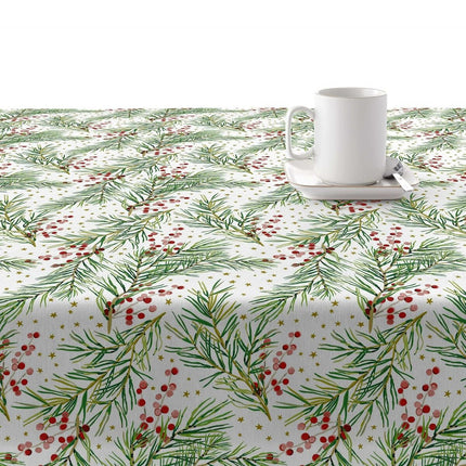 Stain-proof resined tablecloth Belum Merry Christmas Multicolour 150 x 150 cm