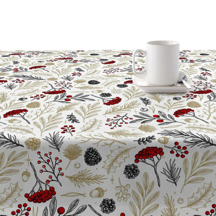 Stain-proof resined tablecloth Belum Merry Christmas Multicolour 150 x 150 cm