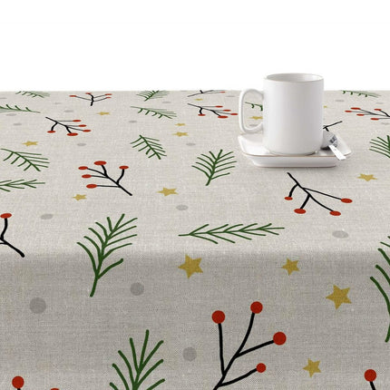 Stain-proof resined tablecloth Belum Merry Christmas Multicolour 100 x 150 cm