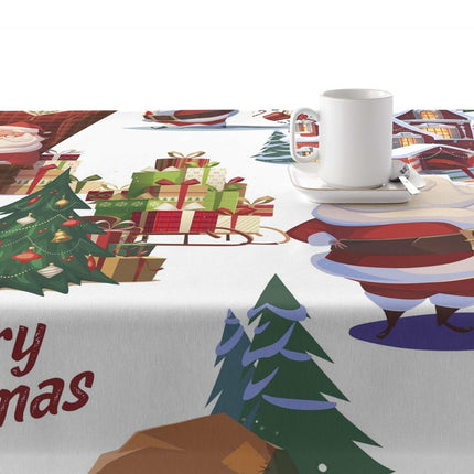 Stain-proof resined tablecloth Belum Papa Noel Multicolour 200 x 150 cm