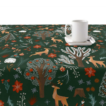 Stain-proof resined tablecloth Belum Merry Christmas Multicolour 100 x 150 cm