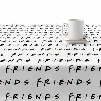 Stain-proof tablecloth Belum Friends White Multicolour 250 x 150 cm