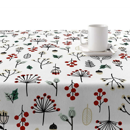 Stain-proof resined tablecloth Belum Merry Christmas Multicolour 200 x 150 cm