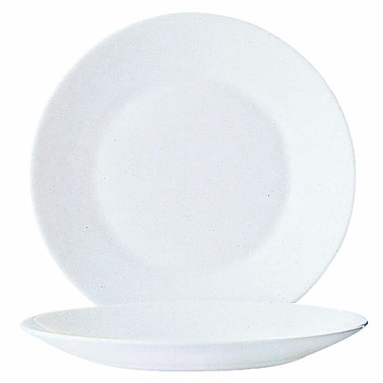 Dessert dish Arcoroc Restaurant 6 Units White Glass (Ø 19,5 cm) - seggiliving