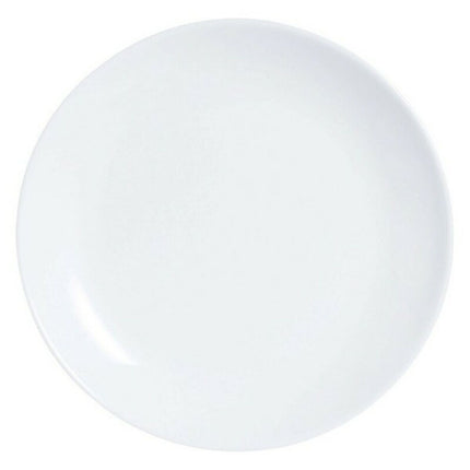 Plate set Luminarc Diwali 6 pcs White Glass (19 cm) - seggiliving