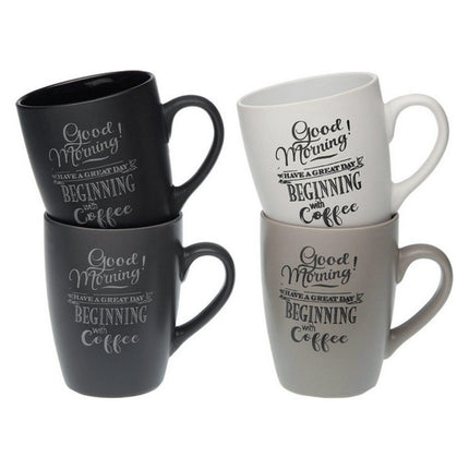 Mug Versa Good Morning Stoneware (8,1 x 10,5 x 8,1 cm) - seggiliving