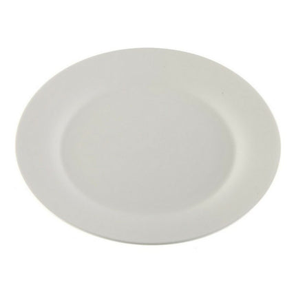 Flat plate Versa Circular White Porcelain (27 x 27 cm) - seggiliving