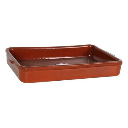 Serving Platter Azofra Rectangular Brown (27 x 17 x 4 cm) - seggiliving