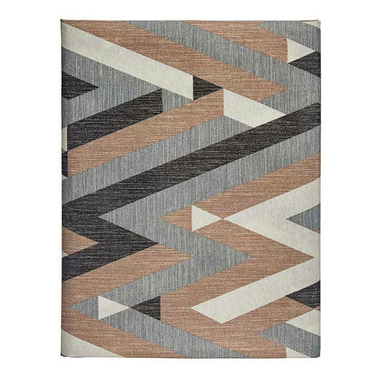 Tablecloth Thin canvas Stripes Brown Beige (140 x 180 cm) - seggiliving