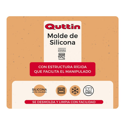 Oven Mould Quttin Silicone Rigid (24,3 x 24,3 cm) - seggiliving
