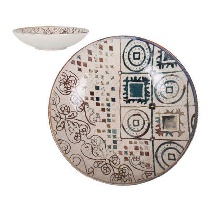 Deep Plate La Mediterránea Creta Porcelain Shine (ø 21 x 5,3 cm) - seggiliving